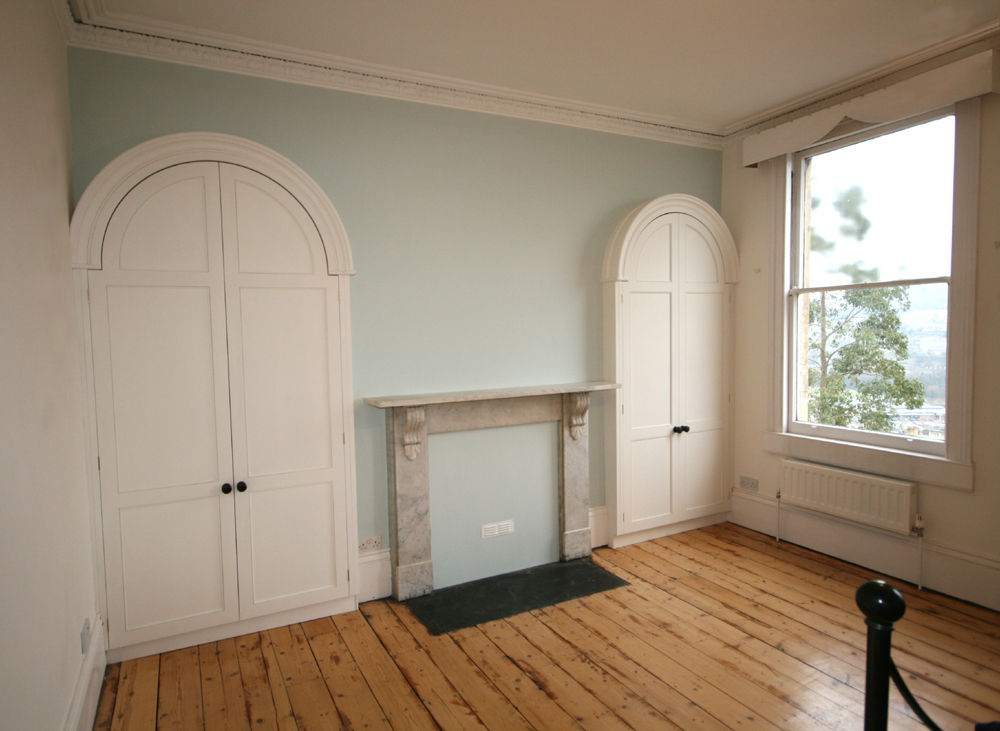 Bespoke Arched Wardrobes. Enlargement 1 ( Two pictures Total = 1.2 mb)